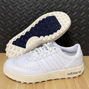 Adidas Coursecup Spikeless Golf Shoes White Iron Metallic IIH2264 Mens Size 9